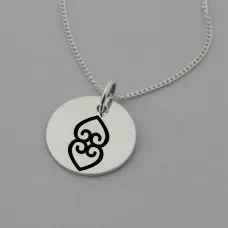 Asase ye duru (the earth has weight) necklace