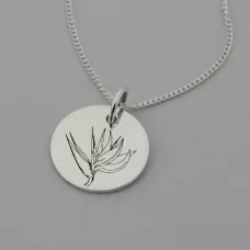 Strelitzia Engraved Pendant Strelitzia Engraved Pendant