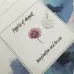 Poppy of August Birth Flower Pendant