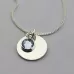 Engrave a letter on a 15mm Sterling Silver Pendant Engrave a letter on a 15mm Sterling Silver Pendant