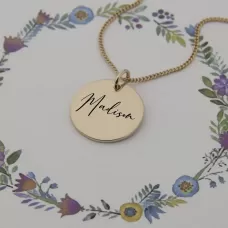 Engrave a name on Rose Gold Engrave a name on Rose Gold
