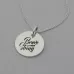 Butterfly and Cancer Ribbon Necklace with 'Brave and Strong' Engraved on the Back Butterfly and Cancer Ribbon Necklace with 'Brave and Strong' Engraved on the Back