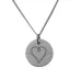 Heart Necklace with 'I choose ME' Engraved on the Back