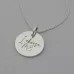 Heart Necklace with 'I choose ME' Engraved on the Back