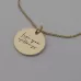 Motherhood Rose Gold Necklace with 'Love you Always' Engraved on the Back
