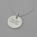 Motherhood Symbol Necklace with 'Love you Always' Engraved on the Back Motherhood Symbol Necklace with 'Love you Always' Engraved on the Back