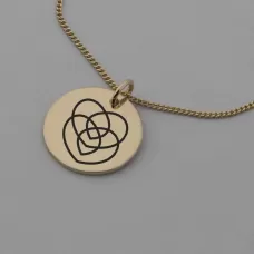 Motherhood Rose Gold Necklace with 'Love you Always' Engraved on the Back