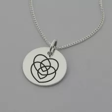 Motherhood Symbol Necklace with 'Love you Always' Engraved on the Back