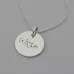 Wine Glass Necklace with 'Wine Not?' Engraved on the Back Wine Glass Necklace with 'Wine Not?' Engraved on the Back