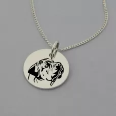 Boerboel Silhouette Necklace Boerboel Silhouette Necklace