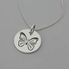 Butterfly Necklace with 'I choose Hope' Engraved on the Back