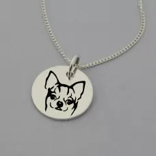 Chihauhau Engraved Necklace Chihauhau Engraved Necklace