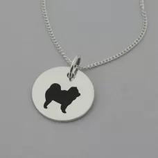 Chow Chow Silhouette Necklace Chow Chow Silhouette Necklace