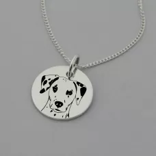 Dalmatian Engraved Necklace Dalmatian Engraved Necklace
