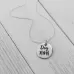 Dog Mom Engraved Necklace Dog Mom Engraved Necklace
