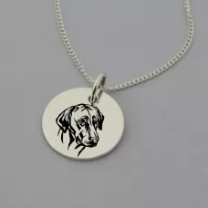 Rhodesian Ridgeback Engraved Necklace Rhodesian Ridgeback Engraved Necklace