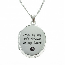 Pet Remembrance Sterling Silver Locket Pet Remembrance Sterling Silver Locket