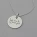 Charlie Chaplin Necklace with 'Life can be Wonderful' Engraved on the Back