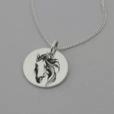 Flowing Mane Horse Necklace Flowing Mane Horse Necklace