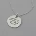 Road Motorbike Engraved Necklace Road Motorbike Engraved Necklace