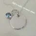 Butterfly and Cancer Ribbon Necklace with 'Brave and Strong' Engraved on the Back Butterfly and Cancer Ribbon Necklace with 'Brave and Strong' Engraved on the Back