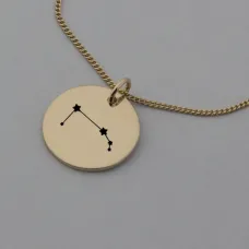 Aries Rose Gold Constellation Necklace