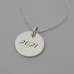 Chinese Year of the Ox Necklace with '2021' Engraved on the Back