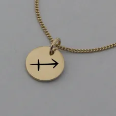 Sagittarius Symbol Rose Gold Necklace Sagittarius Symbol Rose Gold Necklace